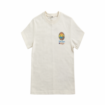 Bula Earth Waffle Knit Tshirt -Beige