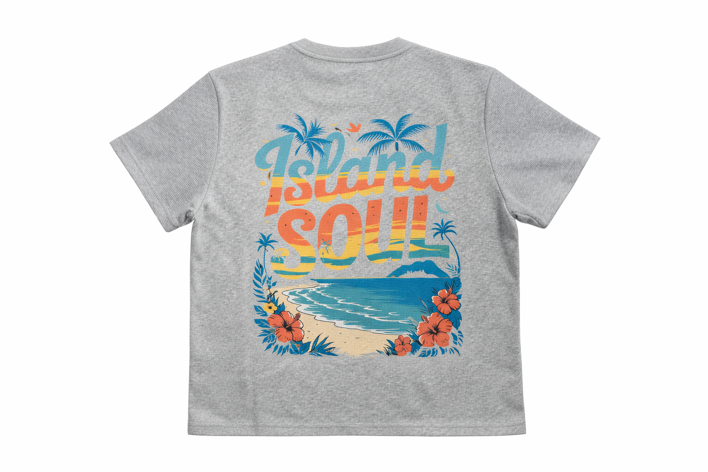 Bula Earth Waffle Knit Tshirt -Grey