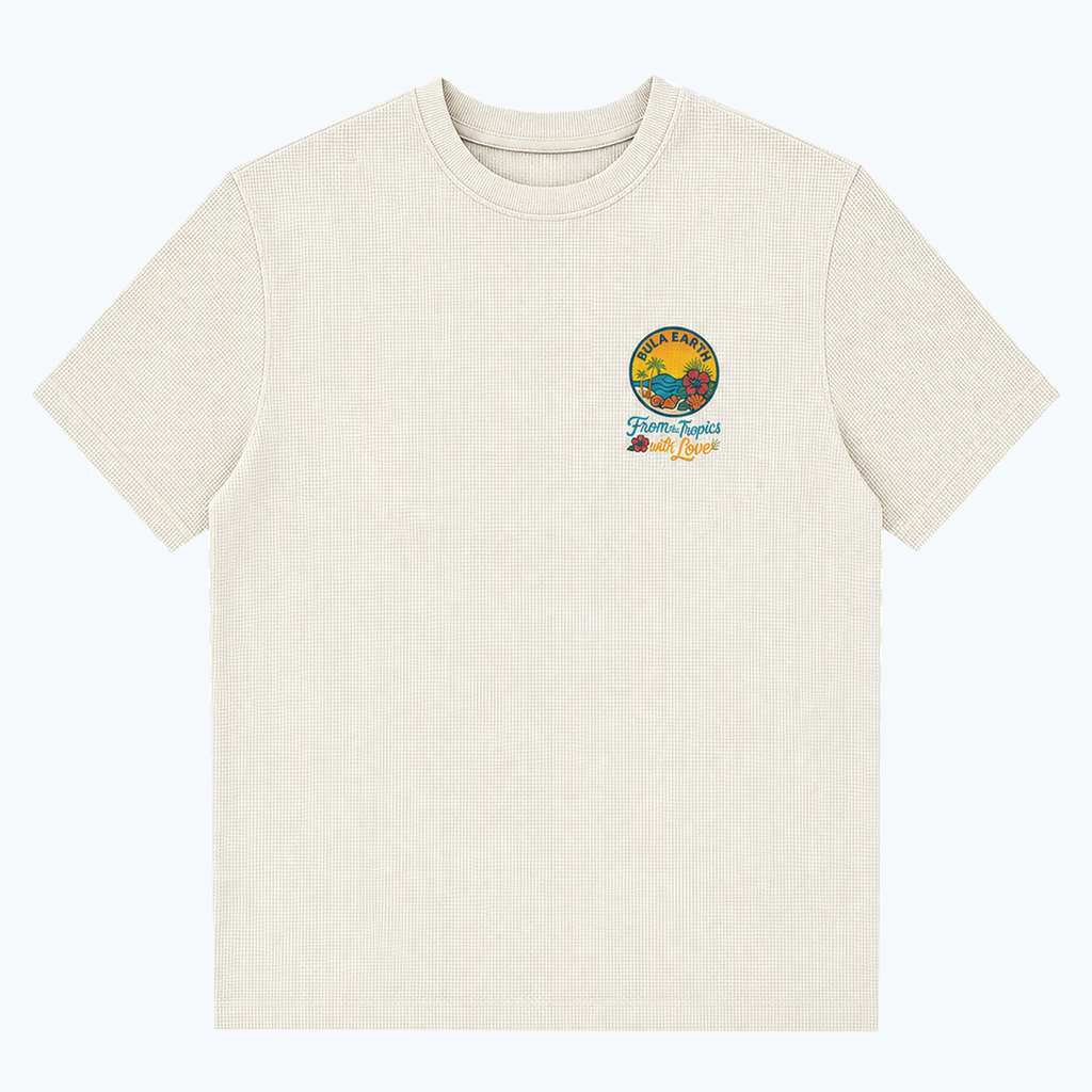 WAFFLE KNIT T-SHIRT