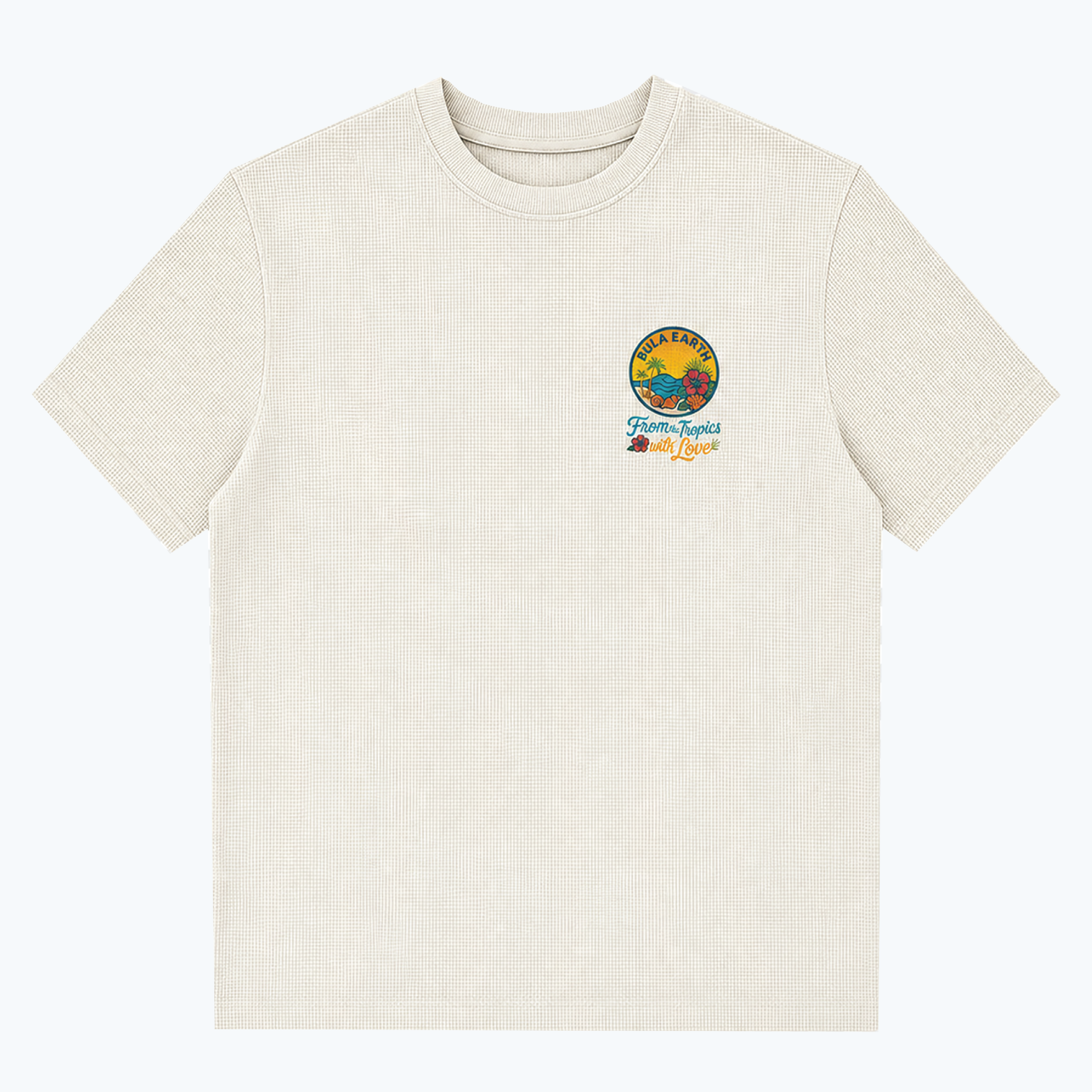 WAFFLE KNIT T-SHIRT