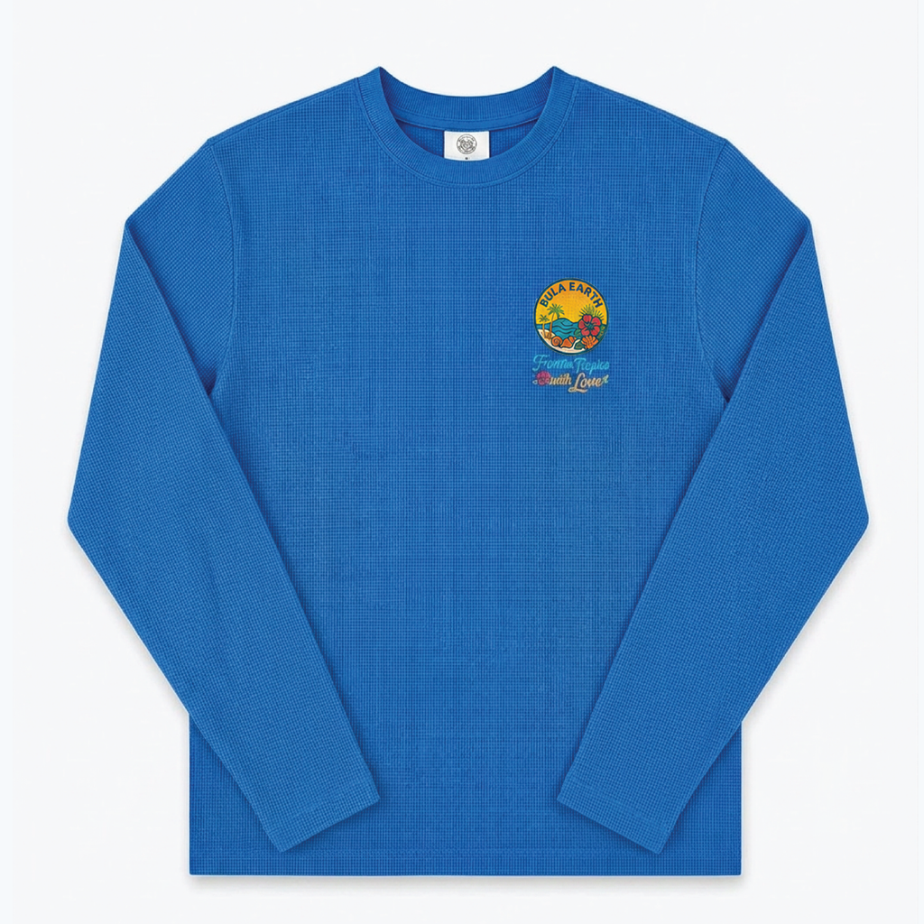 WAFFLE KNIT LONG SLEEVE