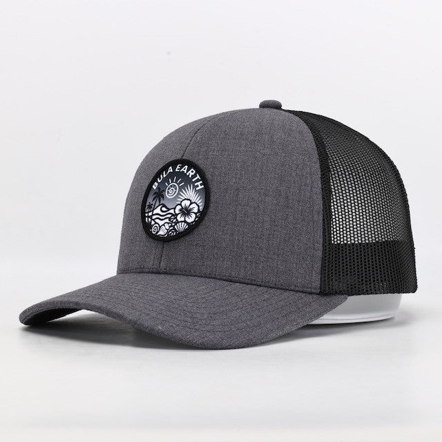 Grey Mesh Trucker Hat