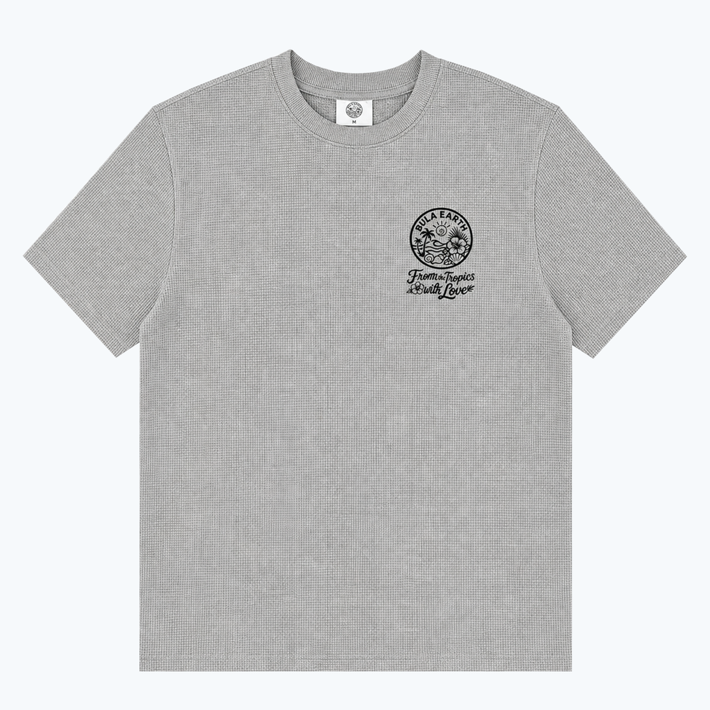 WAFFLE KNIT T-SHIRT