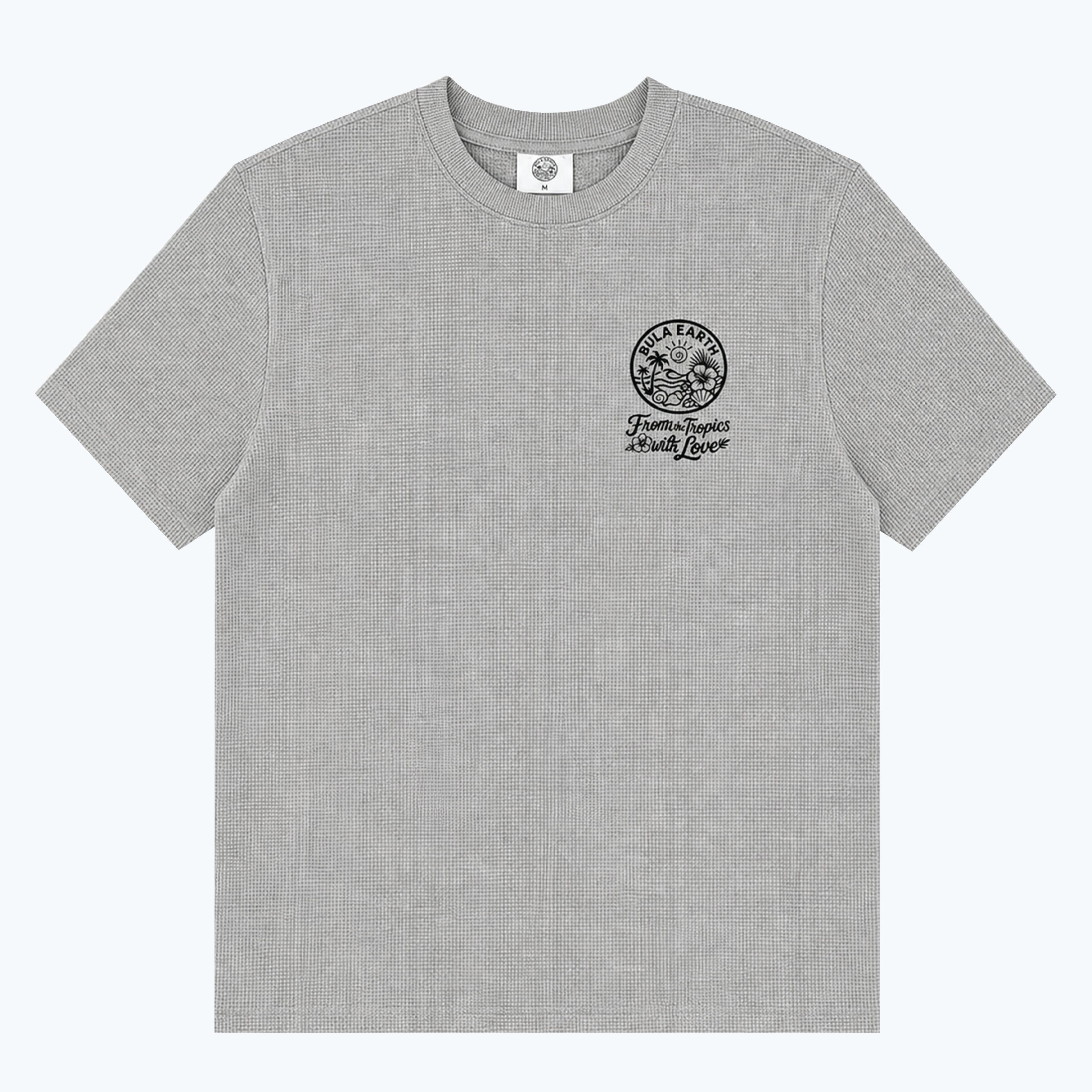 WAFFLE KNIT T-SHIRT