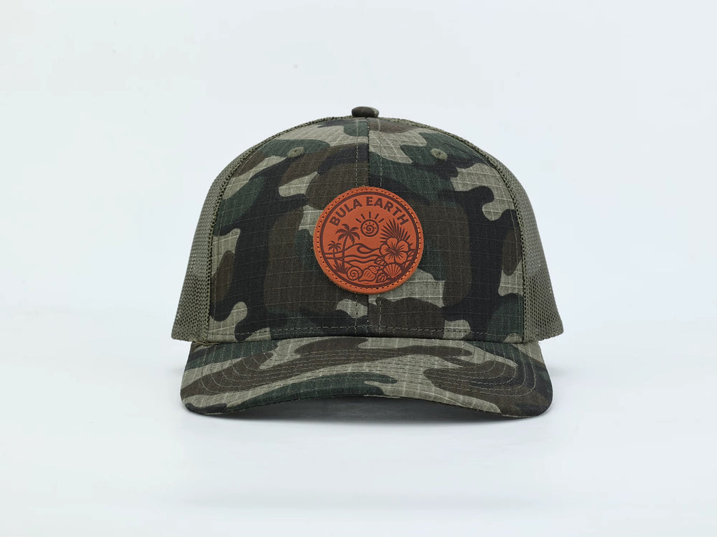 Bula Camo Mesh Trucker Hat