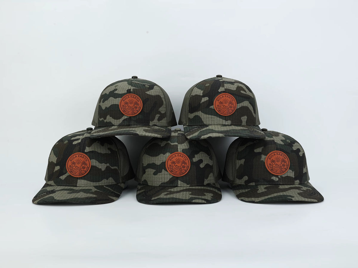 Bula Camo Mesh Trucker Hat