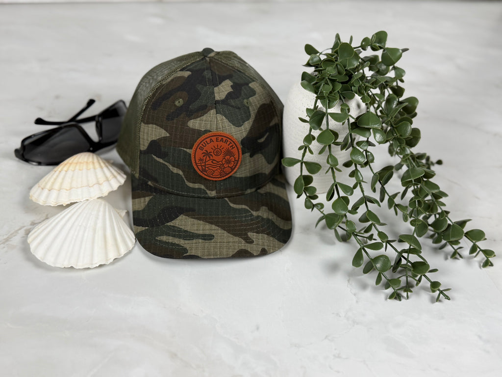 Bula Camo Mesh Trucker Hat