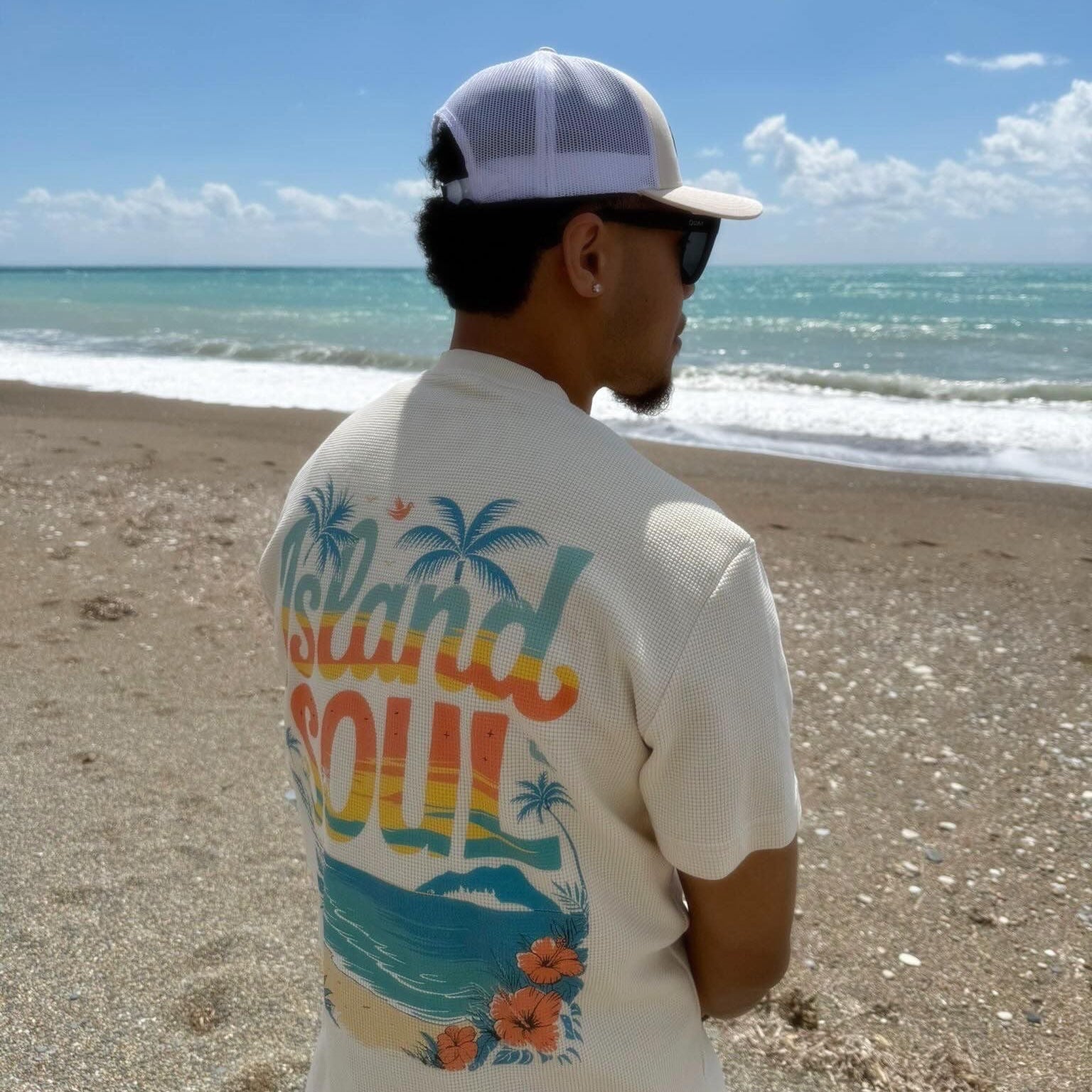 WAFFLE KNIT T-SHIRT