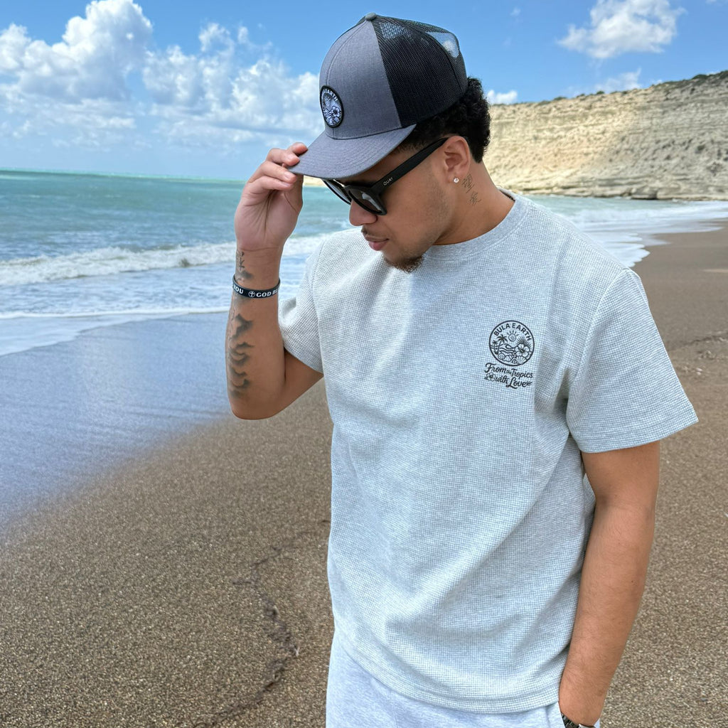WAFFLE KNIT T-SHIRT