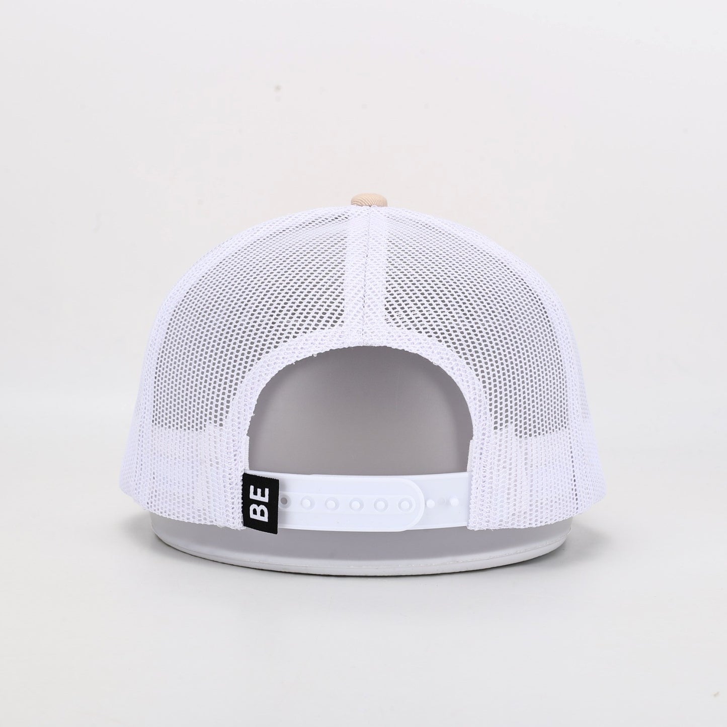 Beige Mesh Trucker Hat