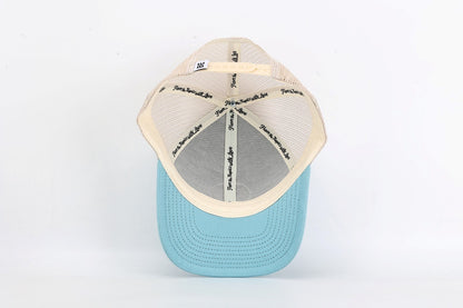 Blue Mesh Trucker Hat