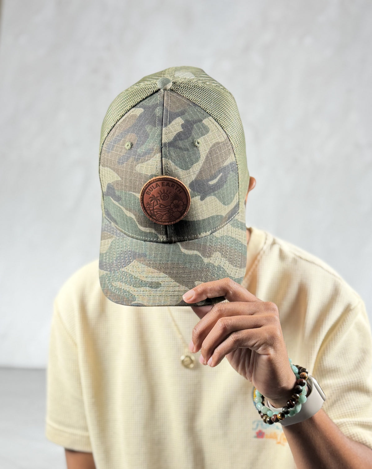 Bula Camo Mesh Trucker Hat